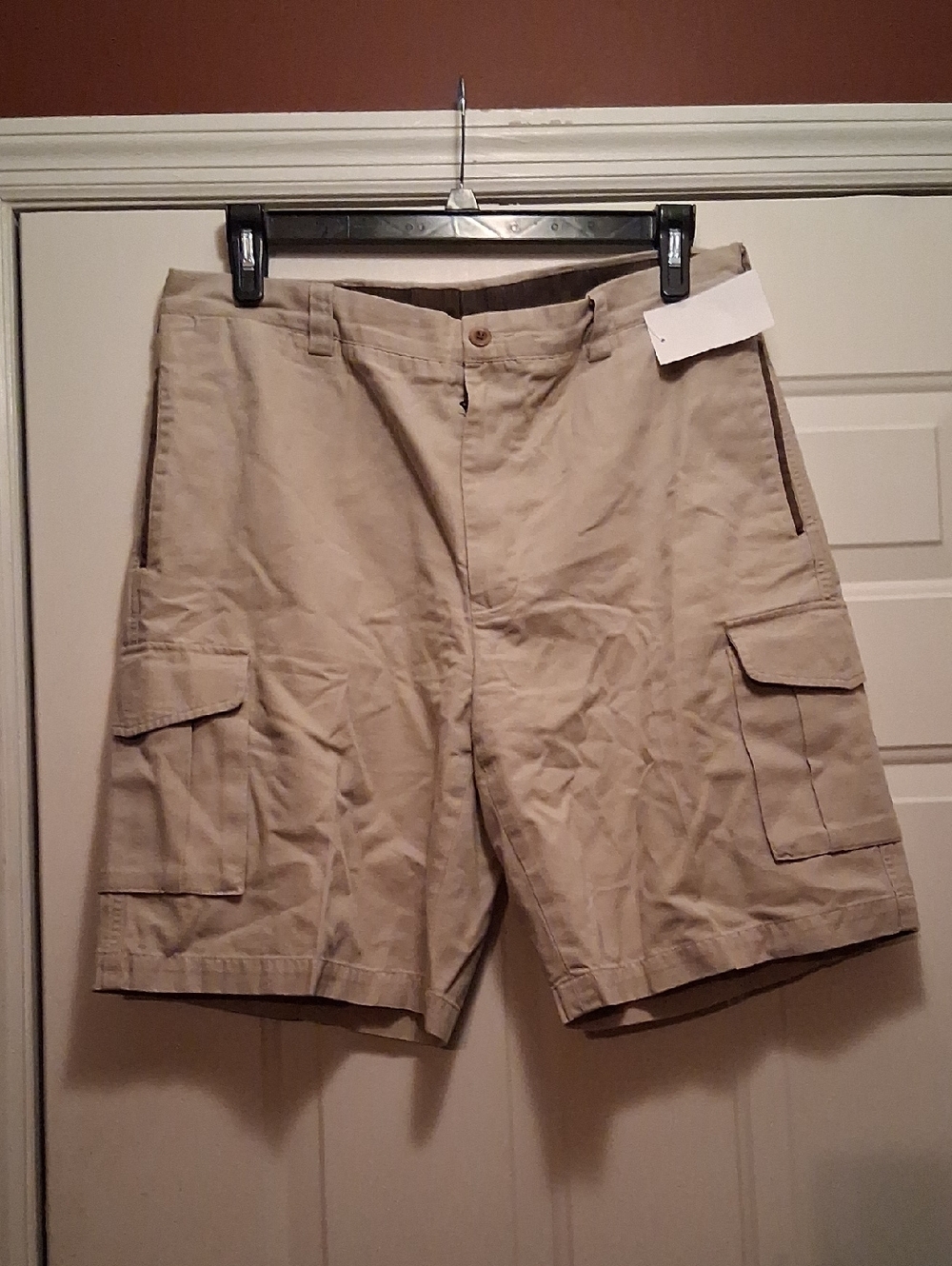 Men's Tan Orvis Signature Collection Cargo Shorts